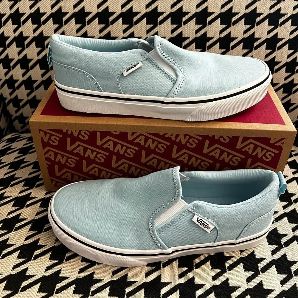 Vans Asher Youth Slip-On Shoes- Size 3